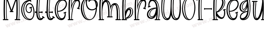MotterOmbraW01-Regul字体转换