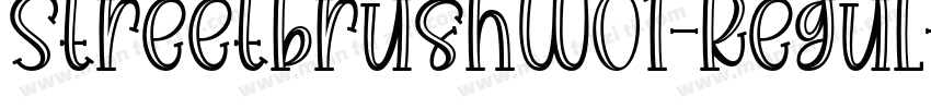 StreetbrushW01-Regul字体转换
