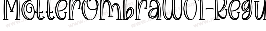 MotterOmbraW01-Regul字体转换