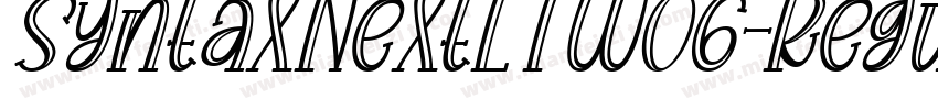 SyntaxNextLTW06-Regu字体转换