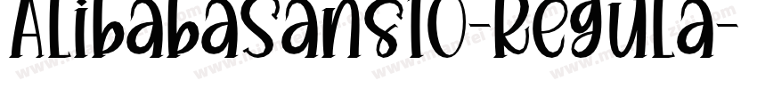 AlibabaSans10-Regula字体转换