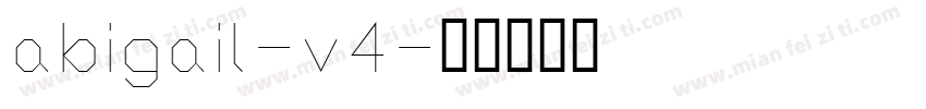 abigail-v4字体转换