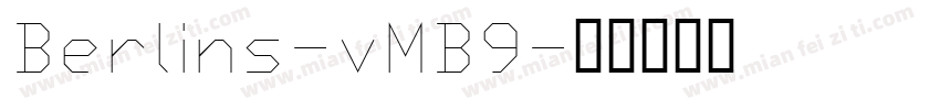 Berlins-vMB9字体转换