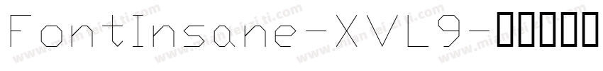 FontInsane-XVL9字体转换