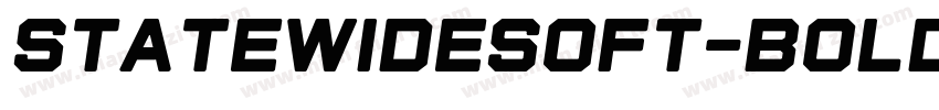 StateWideSoft-Bold字体转换