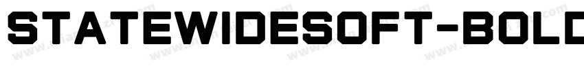 StateWideSoft-Bold字体转换