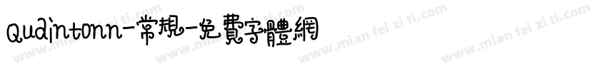 Quaintonn-常规字体转换