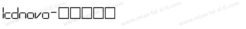 lcdnova字体转换