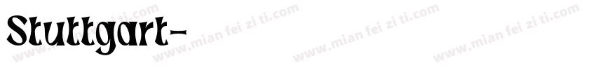Stuttgart字体转换