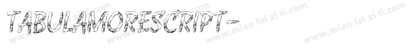tabulamorescript字体转换