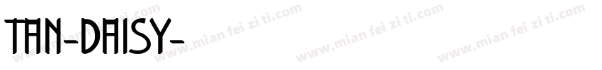 TAN-DAISY字体转换