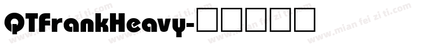 QTFrankHeavy字体转换