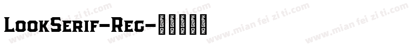 LookSerif-Reg字体转换