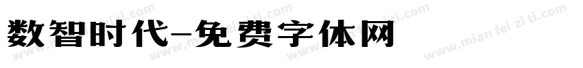 数智时代字体转换