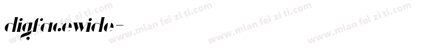 digfacewide字体转换