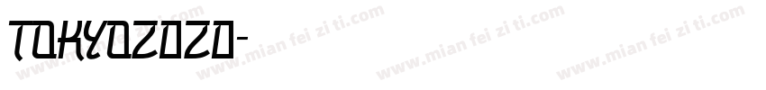TOKYO2020字体转换