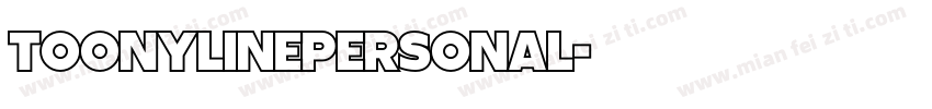 ToonyLinePERSONAL字体转换