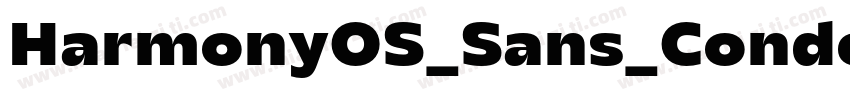 HarmonyOS_Sans_Condensed_Black_Ital字体转换