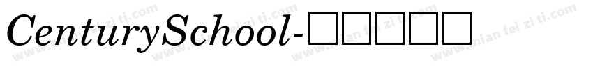 CenturySchool字体转换