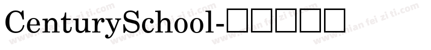 CenturySchool字体转换