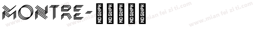 montre字体转换