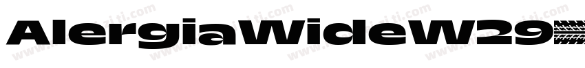 AlergiaWideW29-Black字体转换