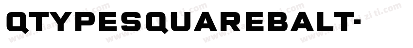 QTypeSquareBalt字体转换