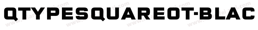 QTypeSquareOT-Black字体转换