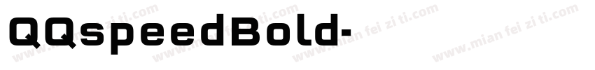 QQspeedBold字体转换