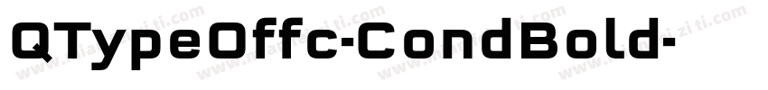 QTypeOffc-CondBold字体转换