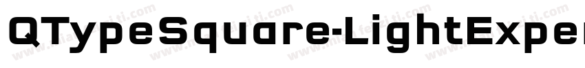 QTypeSquare-LightExpert字体转换