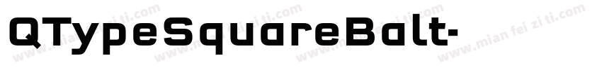 QTypeSquareBalt字体转换