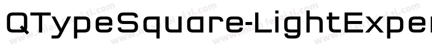 QTypeSquare-LightExpert字体转换