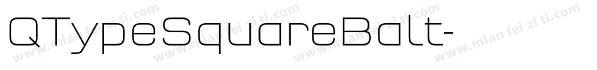 QTypeSquareBalt字体转换