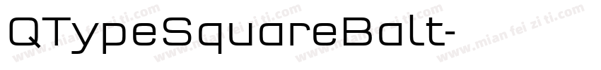 QTypeSquareBalt字体转换
