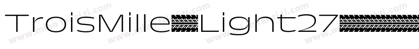 TroisMille-Light27字体转换