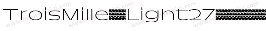TroisMille-Light27字体转换