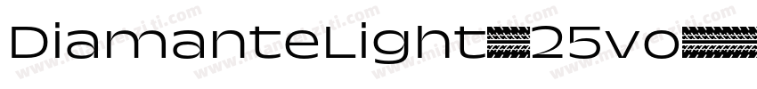 DiamanteLight-25vo字体转换