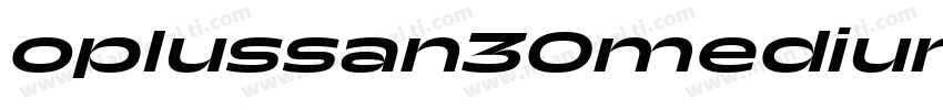 oplussan30medium字体转换