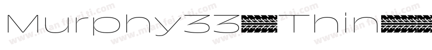 Murphy33-Thin字体转换