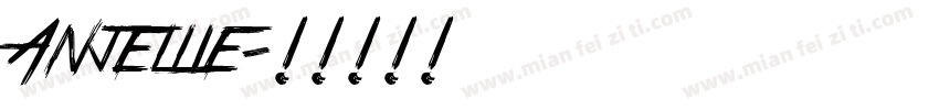 Anjellie字体转换