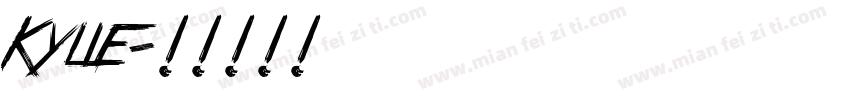 Kylie字体转换