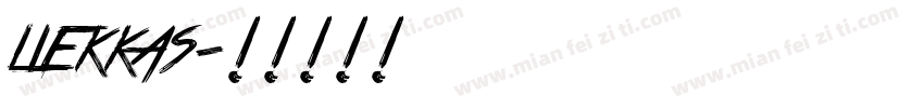 liekkas字体转换