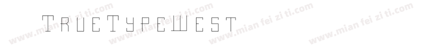 等线粗体TrueTypeWest字体转换