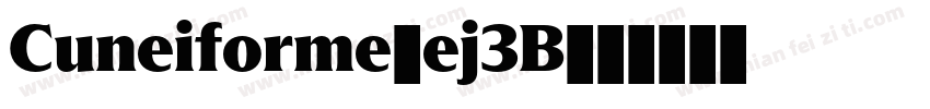 Cuneiforme-ej3B字体转换