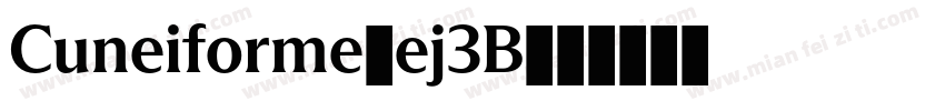 Cuneiforme-ej3B字体转换