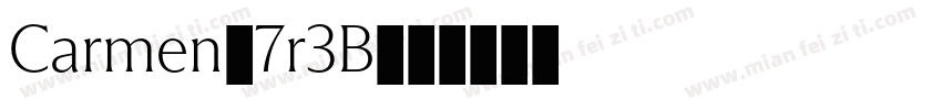 Carmen-7r3B字体转换