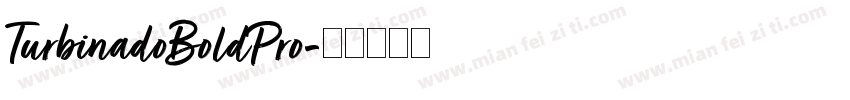TurbinadoBoldPro字体转换