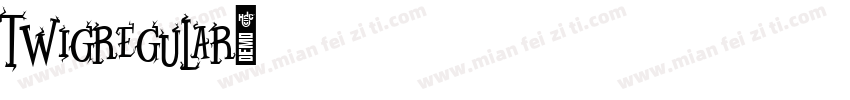TwigRegular字体转换