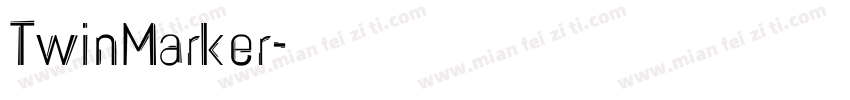 TwinMarker字体转换